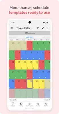 Shift Schedule(Roster) & Alarm android App screenshot 10