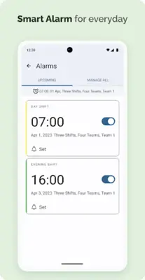 Shift Schedule(Roster) & Alarm android App screenshot 8